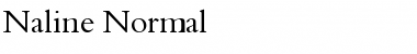 Naline Normal Font