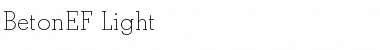 BetonEF Regular Font BetonEF Regular Font