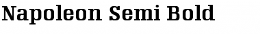 Napoleon Semi Bold Font