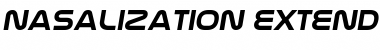 Nasalization Extended Font