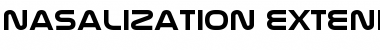 Nasalization Extended Font