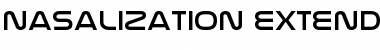 Nasalization Extended Regular Font