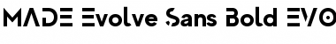 MADE Evolve Sans EVO Bold Font