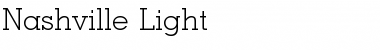 Nashville Light Regular Font