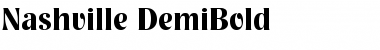 Nashville-DemiBold Regular Font