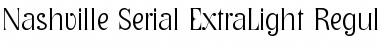 Nashville-Serial-ExtraLight Font