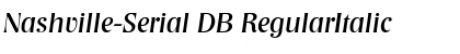 Nashville-Serial DB Font