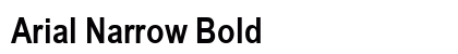 Arial Narrow Bold Font Arial Narrow Bold Font Preview