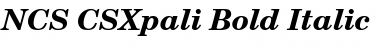 NCS CSXpali Font