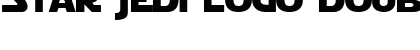 Star Jedi Logo DoubleLine2 Regular