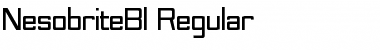 Nesobrite Black Font Nesobrite Black Font