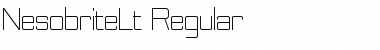 Nesobrite Light Font Nesobrite Light Font