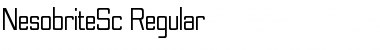 Nesobrite Semi-Condensed Font Nesobrite Semi-Condensed Font