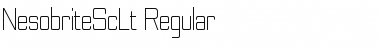 Nesobrite Semi-Condensed Light Font Nesobrite Semi-Condensed Light Font