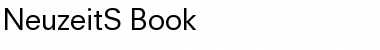 NeuzeitS-Book Font