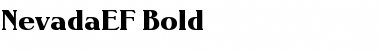 NevadaEF Regular Font