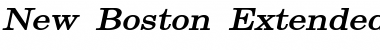 New Boston-Extended Font