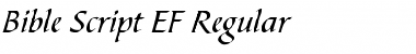Bible Script EF Regular Font