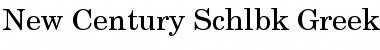 Download NewCenturySchlbkGreek Up Font