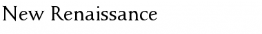 New Renaissance Regular Font