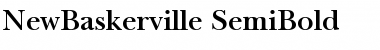 NewBaskerville SemiBold Font