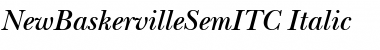 NewBaskervilleSemITC Italic Font