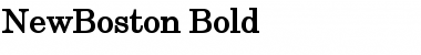 NewBoston Bold Font