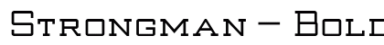Strongman_Bold-Bold Regular preview