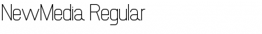 NewMedia Regular Font