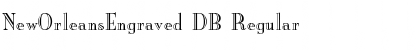 NewOrleansEngraved DB Regular Font