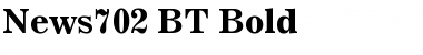 News702 BT Font