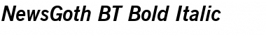 NewsGoth BT Font