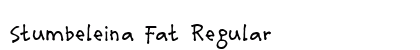 Stumbeleina Fat Regular preview