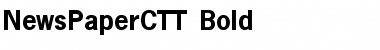 NewsPaperCTT Bold Font