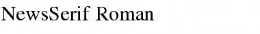 NewsSerif-Roman Regular Font