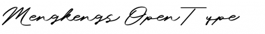 Mengkengs Font