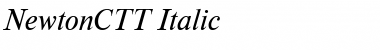 NewtonCTT Italic Font