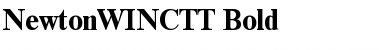 NewtonWINCTT Bold Font