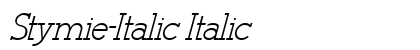 Stymie-Italic Italic preview