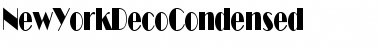 NewYorkDecoCondensed Font