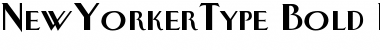 Download NewYorkerType Font Download NewYorkerType Font