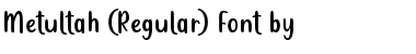 Metultah Font