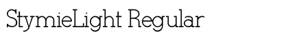 StymieLight Regular preview