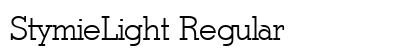 StymieLight Regular preview