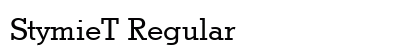 StymieT Regular preview