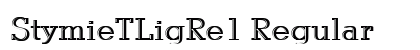 StymieTLigRe1 Regular preview
