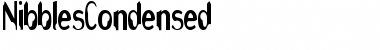 NibblesCondensed Regular Font