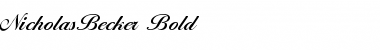 Download NicholasBecker Font Download NicholasBecker Font
