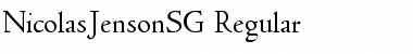 NicolasJensonSG Regular Font