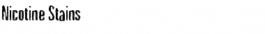 Download Nicotine Stains Font Download Nicotine Stains Font